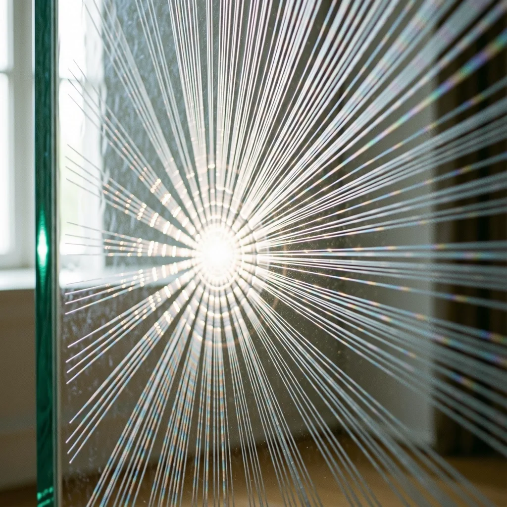 Abstract visualization of alignment and privacy prism